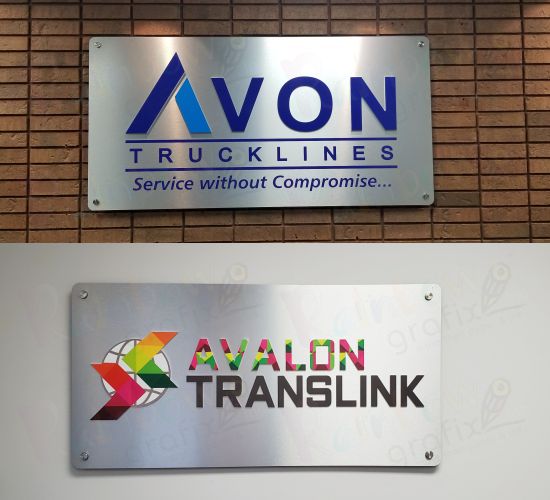 Alupanel With Cut Out Letters